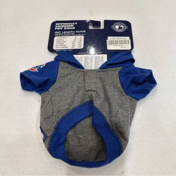 Chicago Cubs Dog Shirt- Blue and Gray - Picture 5 of 10